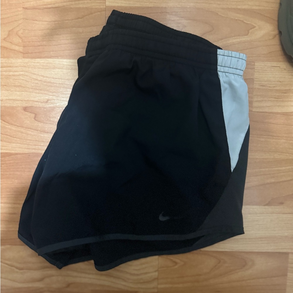 Black and White Nike Athletic Shorts